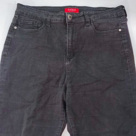 Guess Jeans high-rise stretch black women's size 32 - Picture 2 of 16